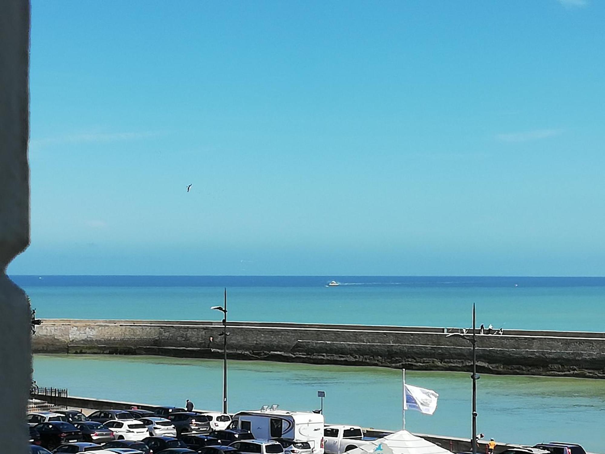 Superbe Vue Mer Quai 39 Le Tréport Exteriér fotografie